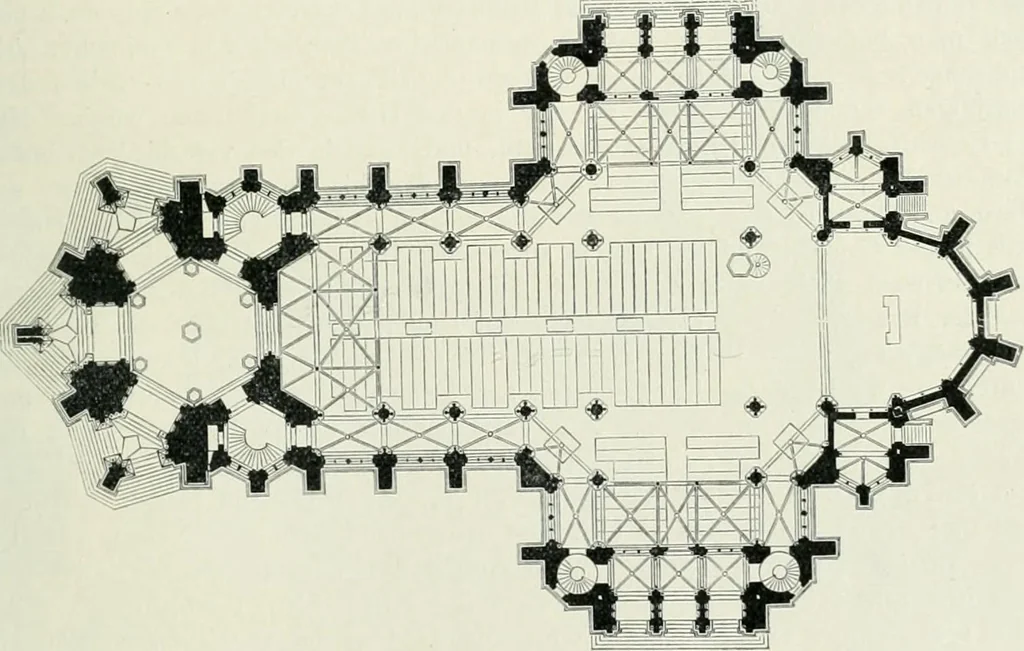 An illustration from Von deutscher Kunst : gesammelte Aufsätze und nachgelassene Schriften, 1910, leaf 316