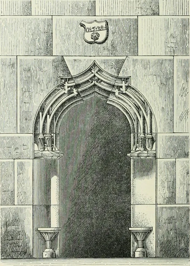 An illustration from Von deutscher Kunst : gesammelte Aufsätze und nachgelassene Schriften, 1910, leaf 329