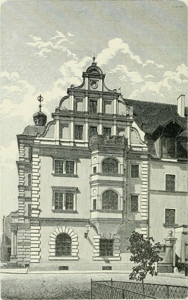 An illustration from Von deutscher Kunst : gesammelte Aufsätze und nachgelassene Schriften, 1910, leaf 341