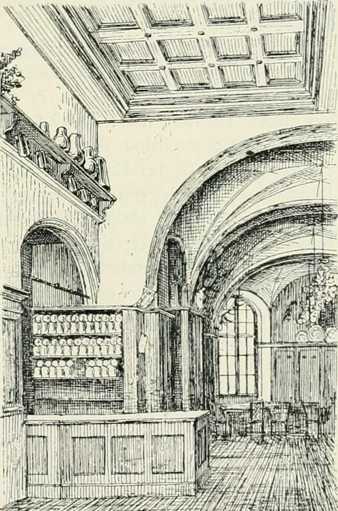 An illustration from Von deutscher Kunst : gesammelte Aufsätze und nachgelassene Schriften, 1910, leaf 354
