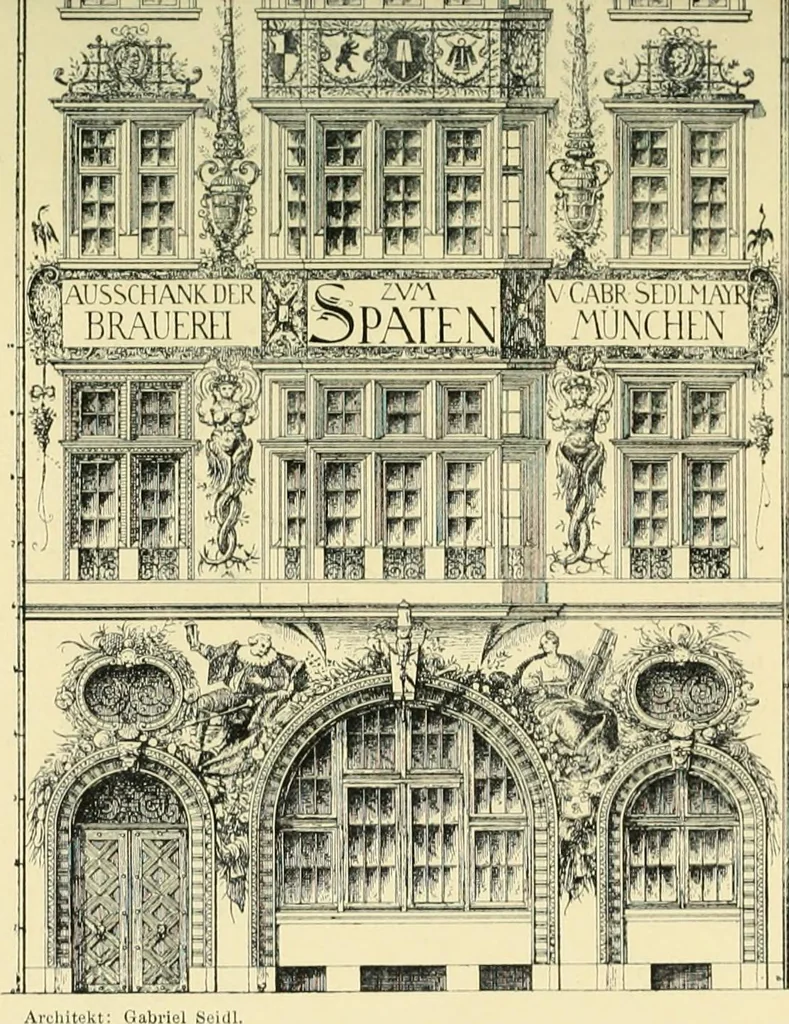 An illustration from Von deutscher Kunst : gesammelte Aufsätze und nachgelassene Schriften, 1910, leaf 358