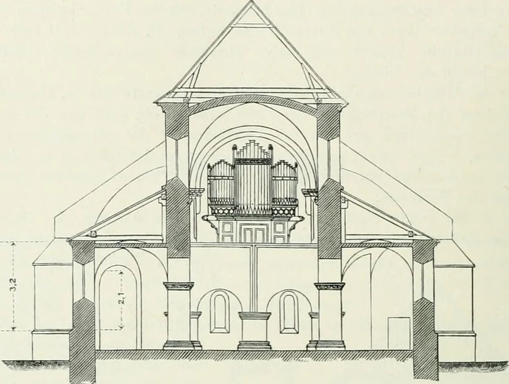 An illustration from Von deutscher Kunst : gesammelte Aufsätze und nachgelassene Schriften, 1910, leaf 389