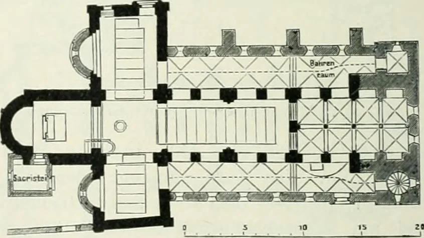 An illustration from Von deutscher Kunst : gesammelte Aufsätze und nachgelassene Schriften, 1910, leaf 389