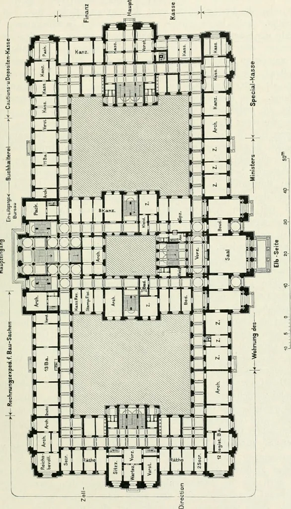 An illustration from Von deutscher Kunst : gesammelte Aufsätze und nachgelassene Schriften, 1910, leaf 412