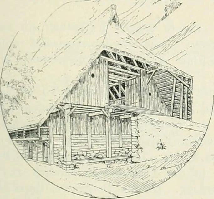 An illustration from Von deutscher Kunst : gesammelte Aufsätze und nachgelassene Schriften, 1910, leaf 426