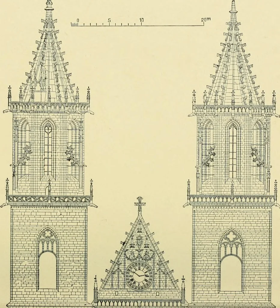 An illustration from Von deutscher Kunst : gesammelte Aufsätze und nachgelassene Schriften, 1910, leaf 497