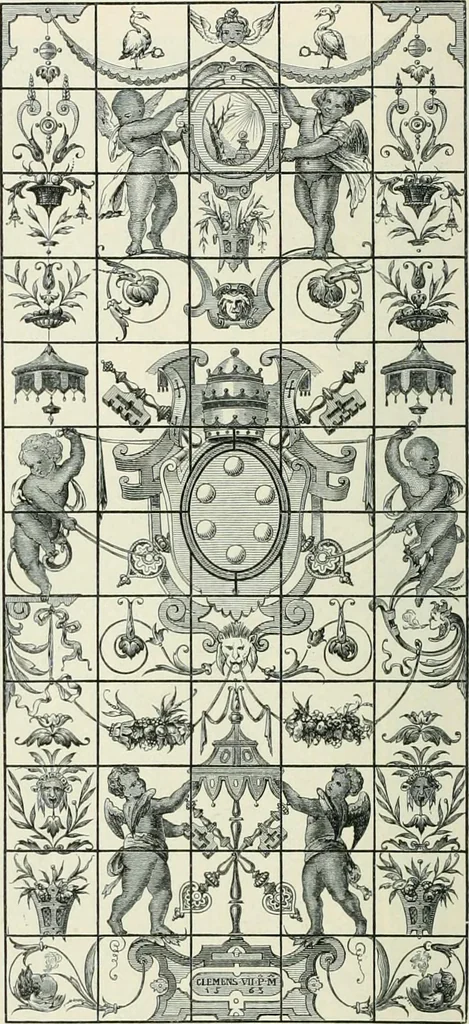 An illustration from Von deutscher Kunst : gesammelte Aufsätze und nachgelassene Schriften, 1910, leaf 513