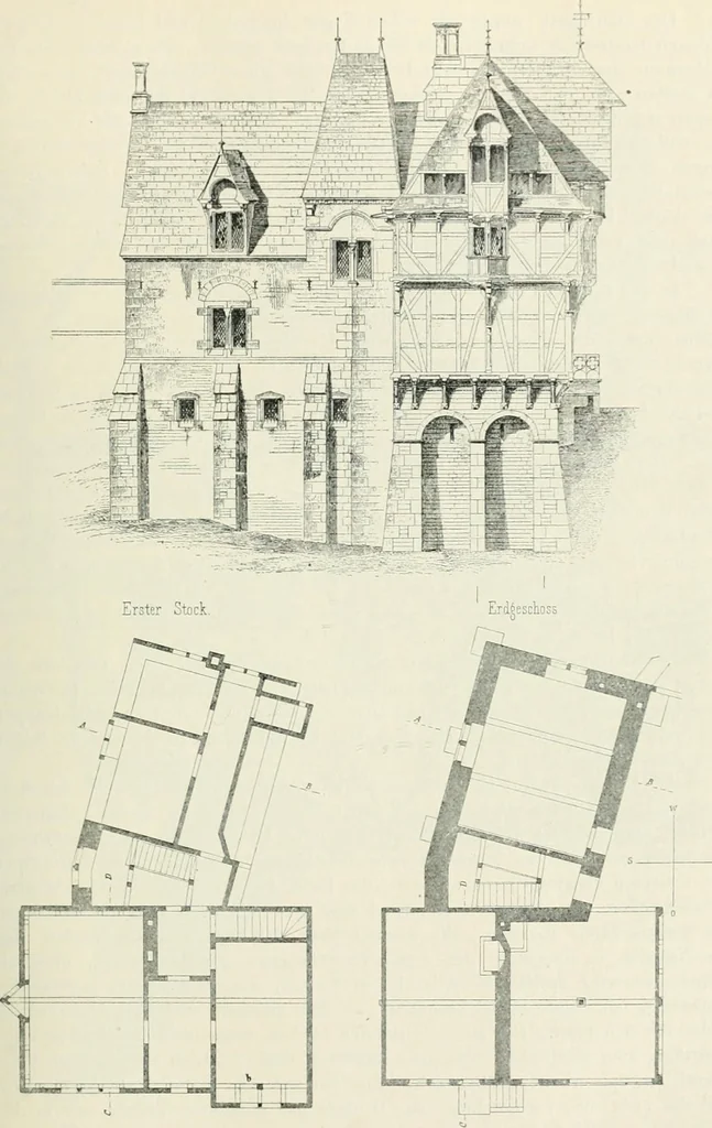 An illustration from Von deutscher Kunst : gesammelte Aufsätze und nachgelassene Schriften, 1910, leaf 70
