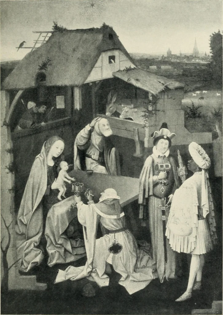 An illustration from Von Eyck bis Bruegel, studien zur geschichte der niederländischen malerei, 1916, leaf 114