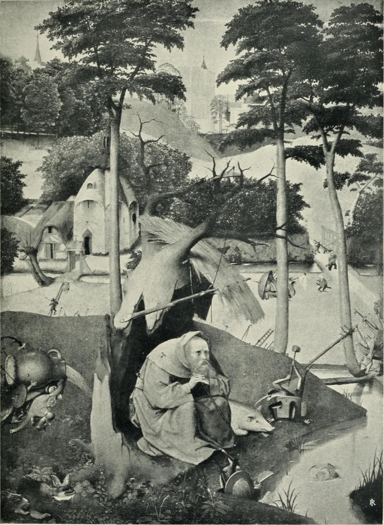An illustration from Von Eyck bis Bruegel, studien zur geschichte der niederländischen malerei, 1916, leaf 120