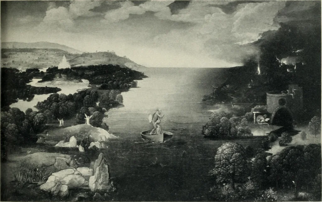 An illustration from Von Eyck bis Bruegel, studien zur geschichte der niederländischen malerei, 1916, leaf 150