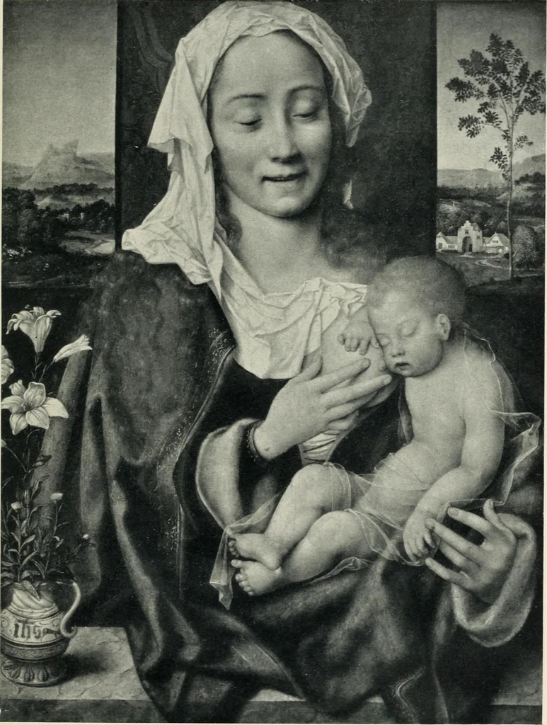 An illustration from Von Eyck bis Bruegel, studien zur geschichte der niederländischen malerei, 1916, leaf 170