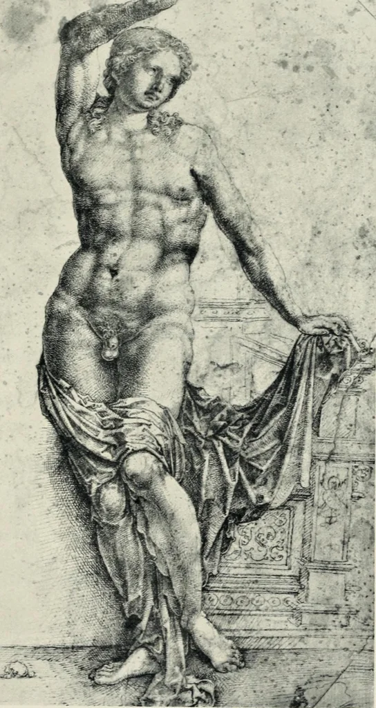 An illustration from Von Eyck bis Bruegel, studien zur geschichte der niederländischen malerei, 1916, leaf 184