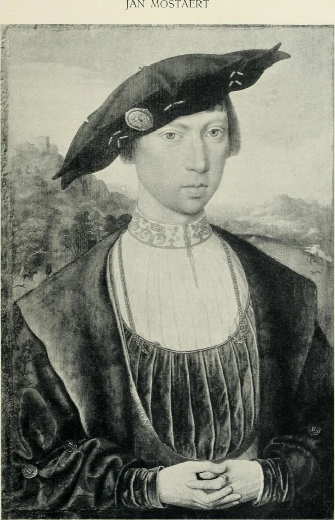 An illustration from Von Eyck bis Bruegel, studien zur geschichte der niederländischen malerei, 1916, leaf 212