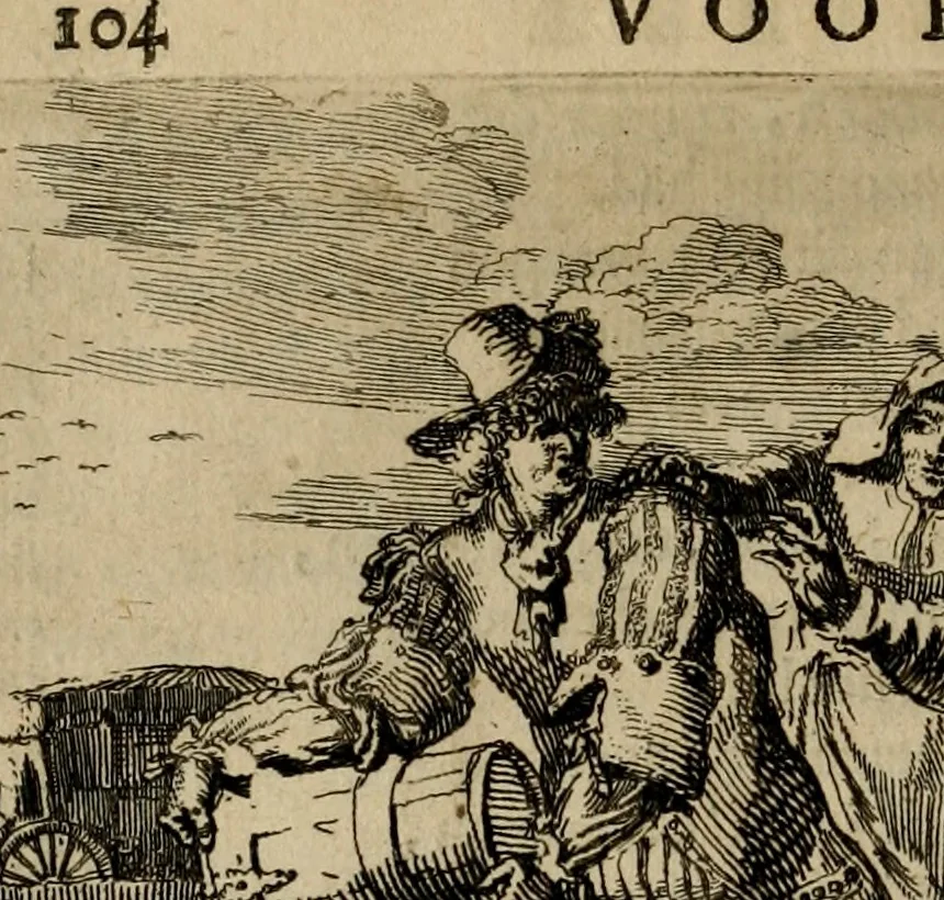 An illustration from Het voorhof der ziele : behangen met leerzaeme prenten en zinnebeelden, 1698, leaf 125