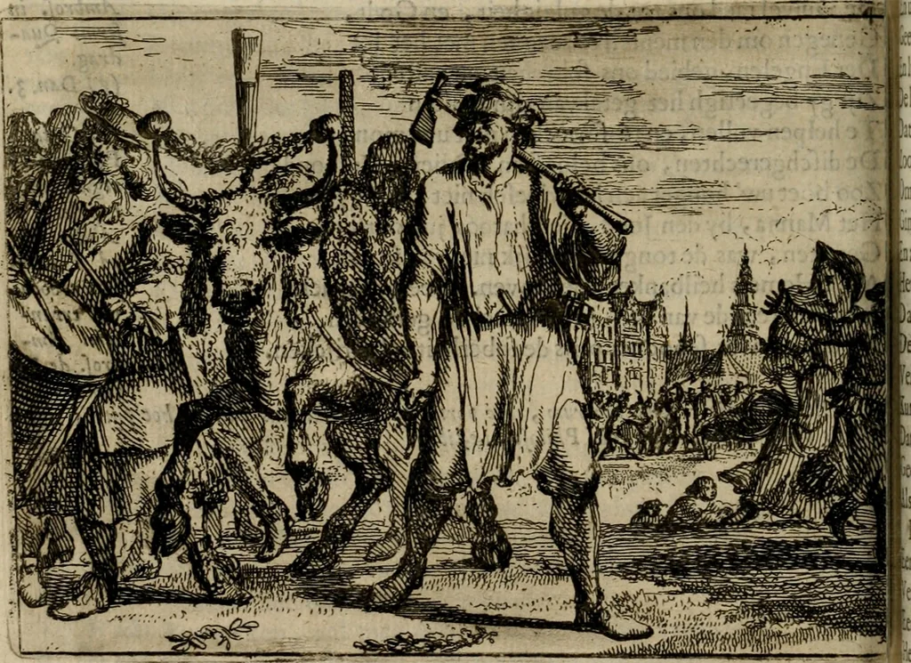 An illustration from Het voorhof der ziele : behangen met leerzaeme prenten en zinnebeelden, 1698, leaf 151