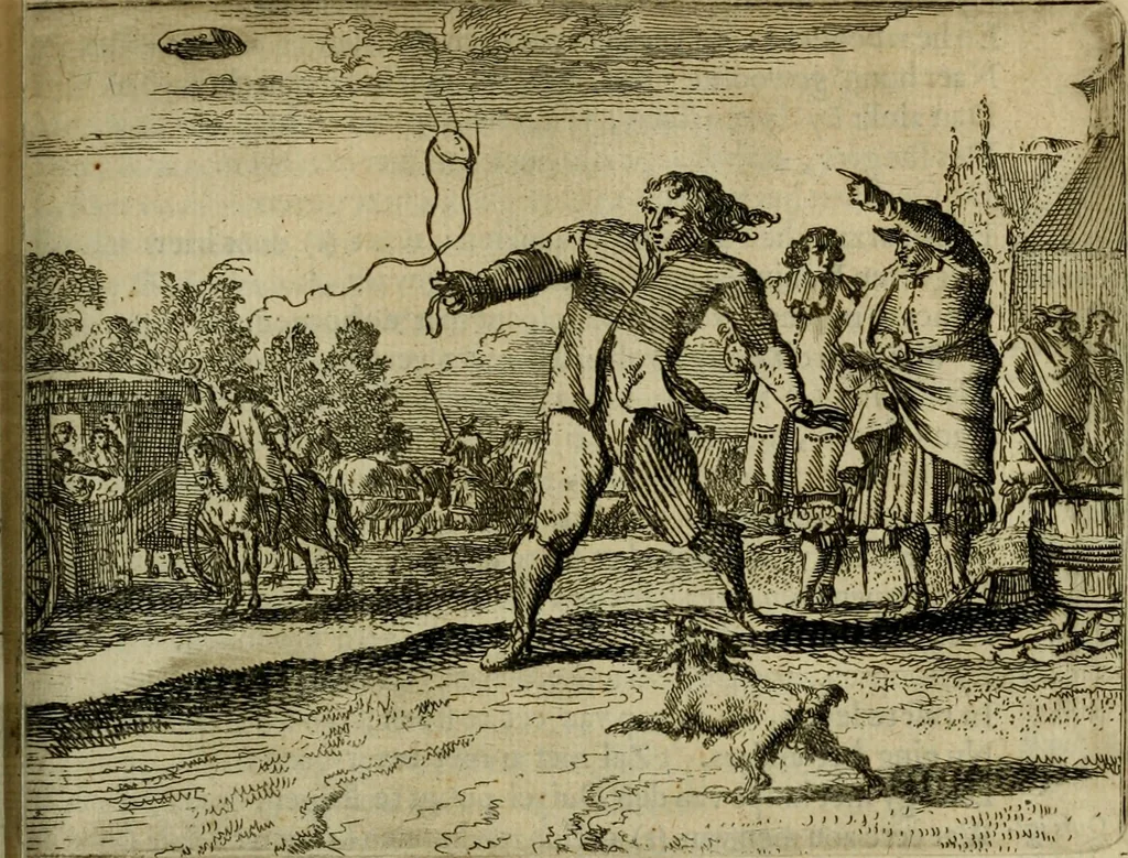 An illustration from Het voorhof der ziele : behangen met leerzaeme prenten en zinnebeelden, 1698, leaf 166
