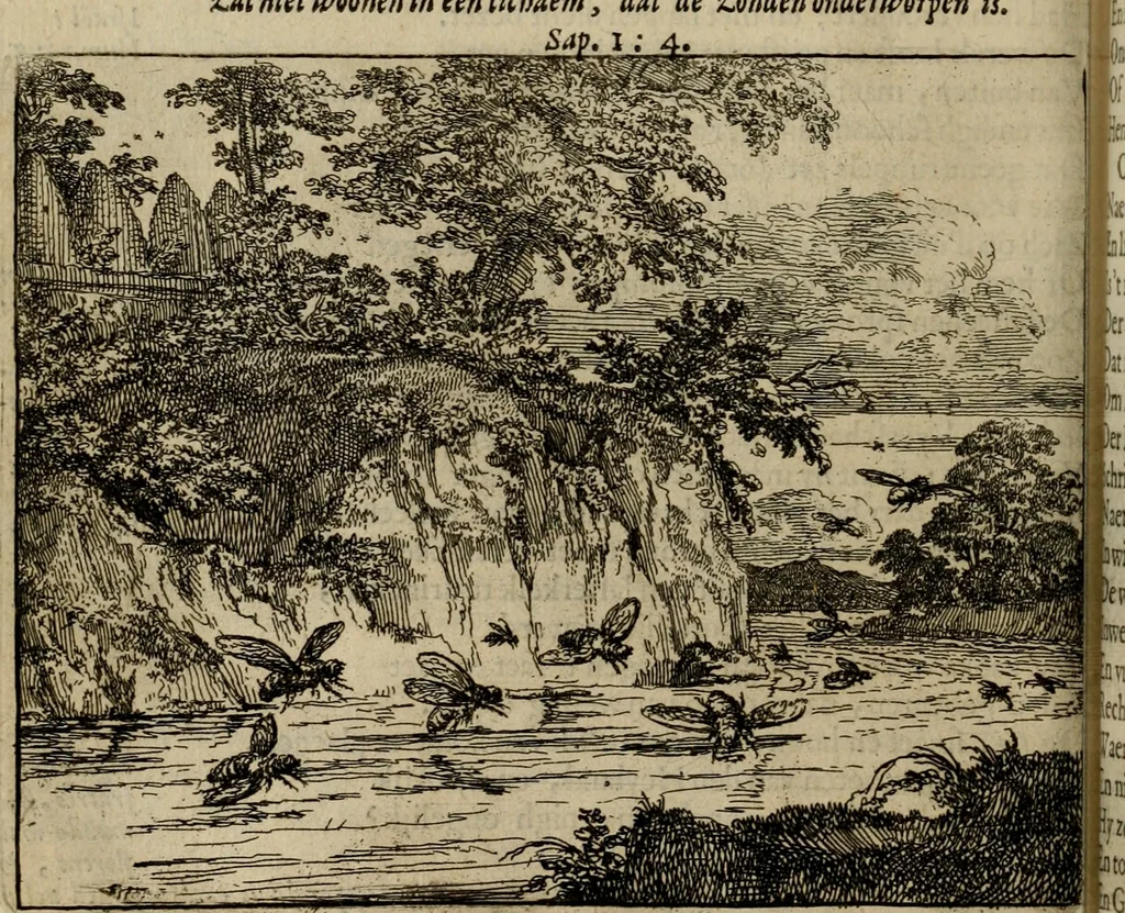 An illustration from Het voorhof der ziele : behangen met leerzaeme prenten en zinnebeelden, 1698, leaf 191