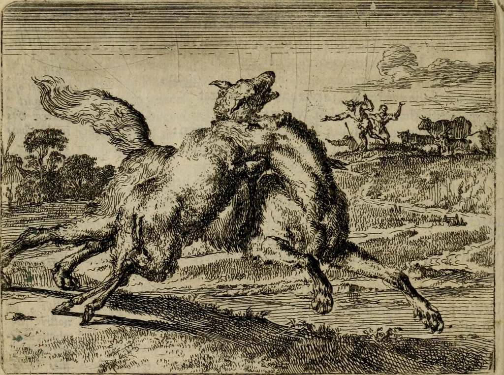 An illustration from Het voorhof der ziele : behangen met leerzaeme prenten en zinnebeelden, 1698, leaf 209