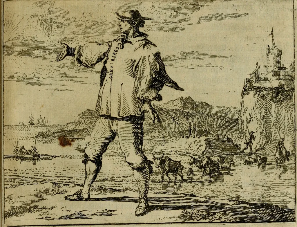 An illustration from Het voorhof der ziele : behangen met leerzaeme prenten en zinnebeelden, 1698, leaf 22