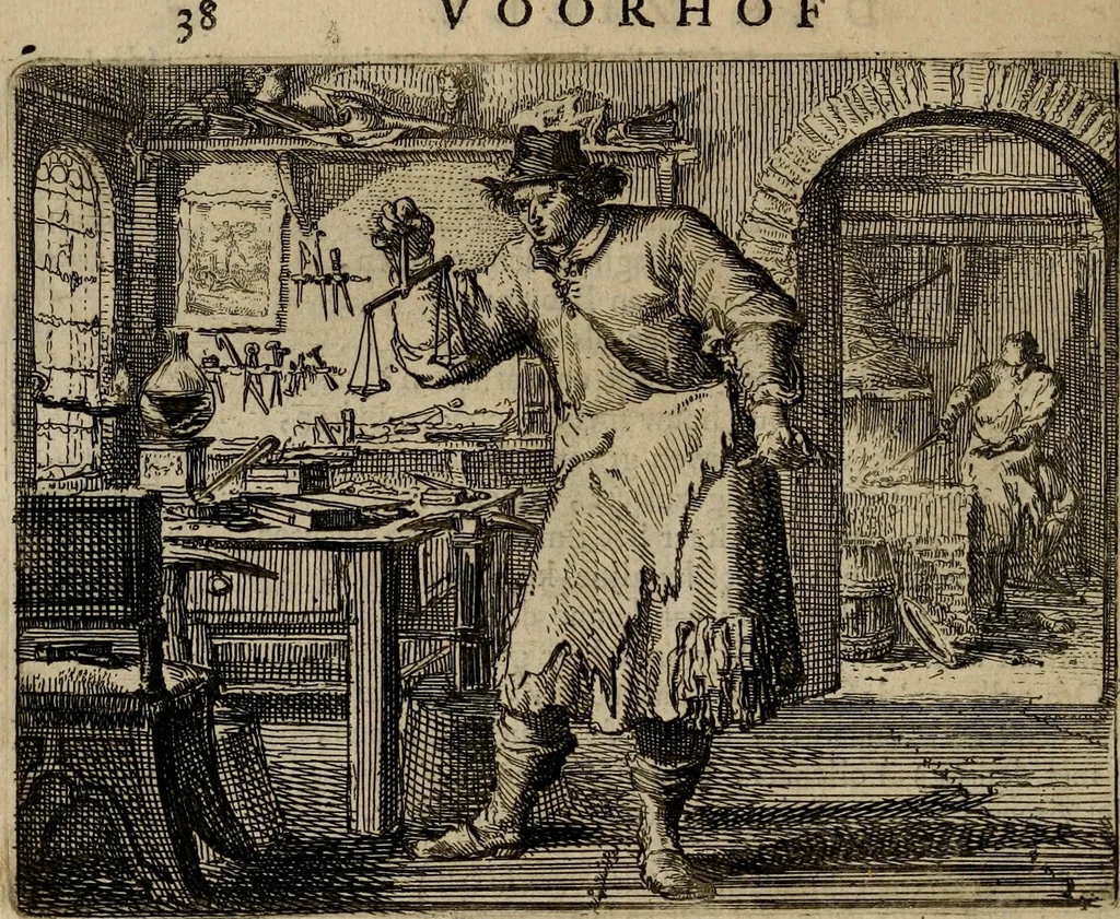 An illustration from Het voorhof der ziele : behangen met leerzaeme prenten en zinnebeelden, 1698, leaf 59