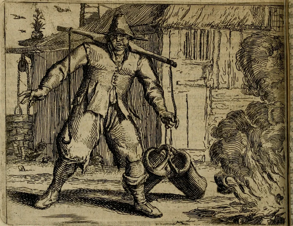 An illustration from Het voorhof der ziele : behangen met leerzaeme prenten en zinnebeelden, 1698, leaf 87