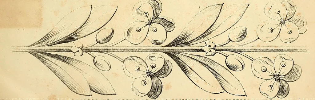 An illustration from Vorlegeblätter zum Zeichnenunterricht in Verzierungen für Volks- und Gewerbschulen, 1844, leaf 12