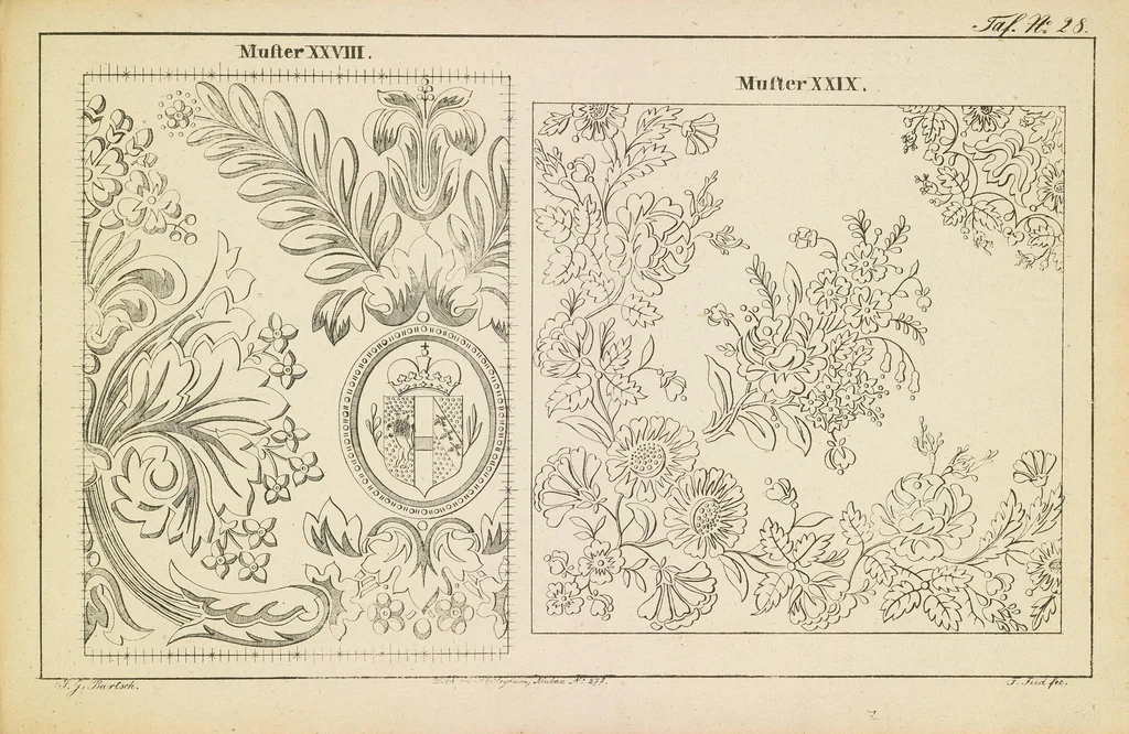 An illustration from Die Vorrichtungskunst der Werkstühle : für die gesammte Seiden- und Wollen-Manufactur, 1832, leaf 61