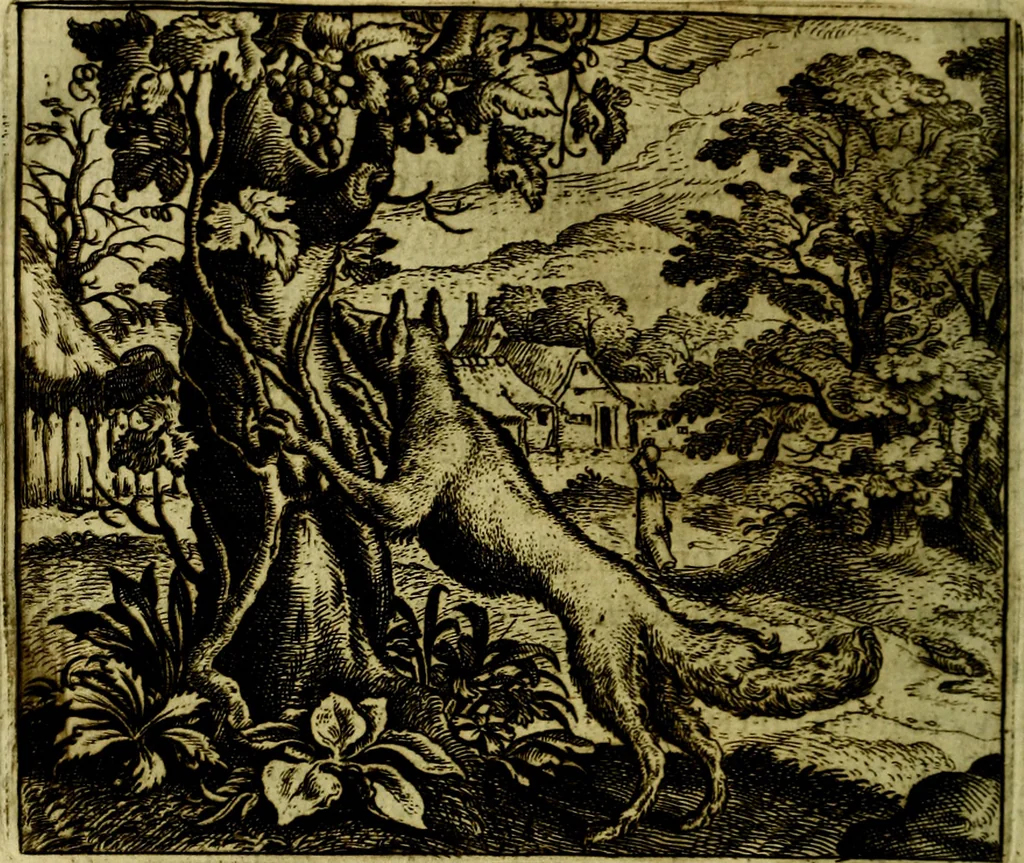 An illustration from Vorstelijcke warande der dieren : waer in de zeden-rijcke philosophie, poëtisch, morael, en historiael, vermakelijck en treffelijck wort voorgestelt : mit exempelen uyt de oude historien, in prose, 1682, leaf 117