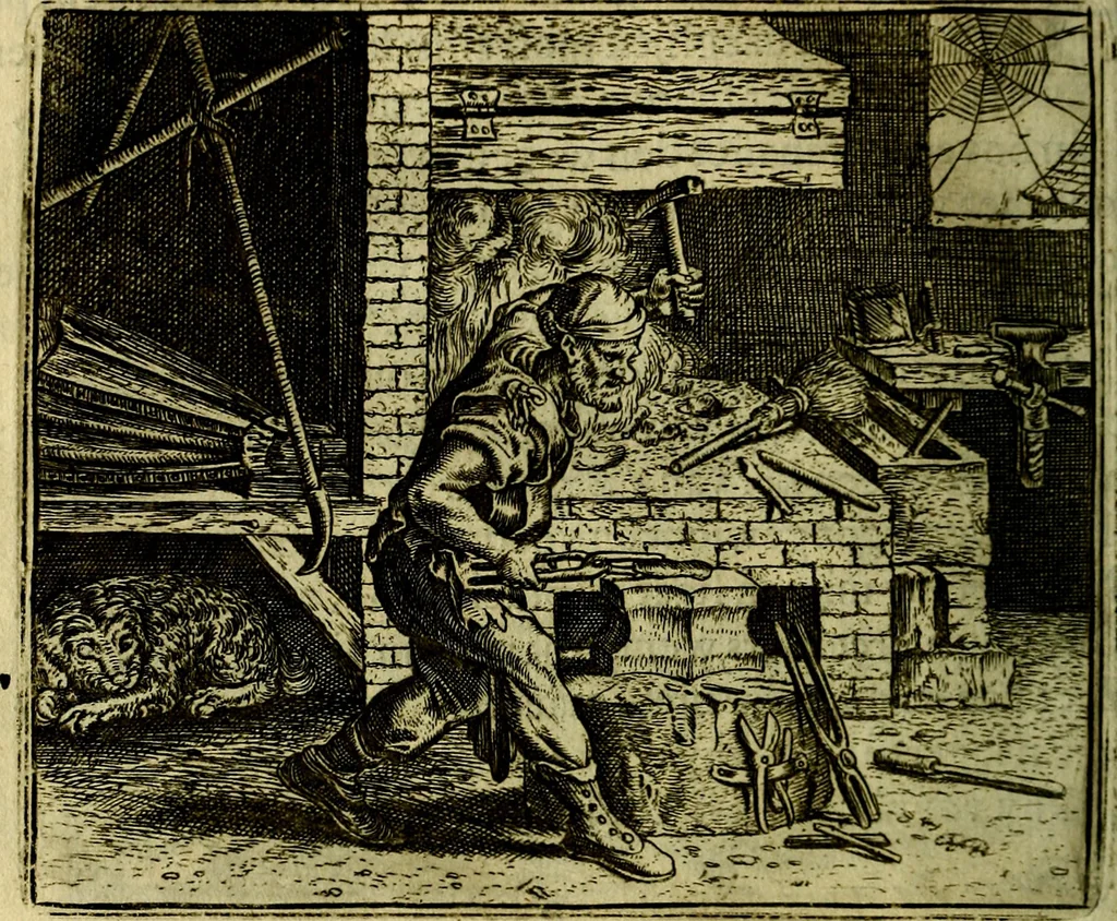 An illustration from Vorstelijcke warande der dieren : waer in de zeden-rijcke philosophie, poëtisch, morael, en historiael, vermakelijck en treffelijck wort voorgestelt : mit exempelen uyt de oude historien, in prose, 1682, leaf 123