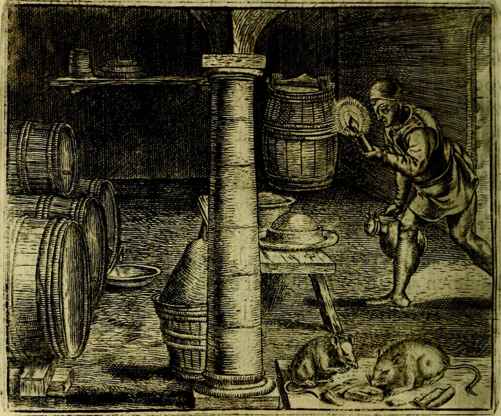 An illustration from Vorstelijcke warande der dieren : waer in de zeden-rijcke philosophie, poëtisch, morael, en historiael, vermakelijck en treffelijck wort voorgestelt : mit exempelen uyt de oude historien, in prose, 1682, leaf 217