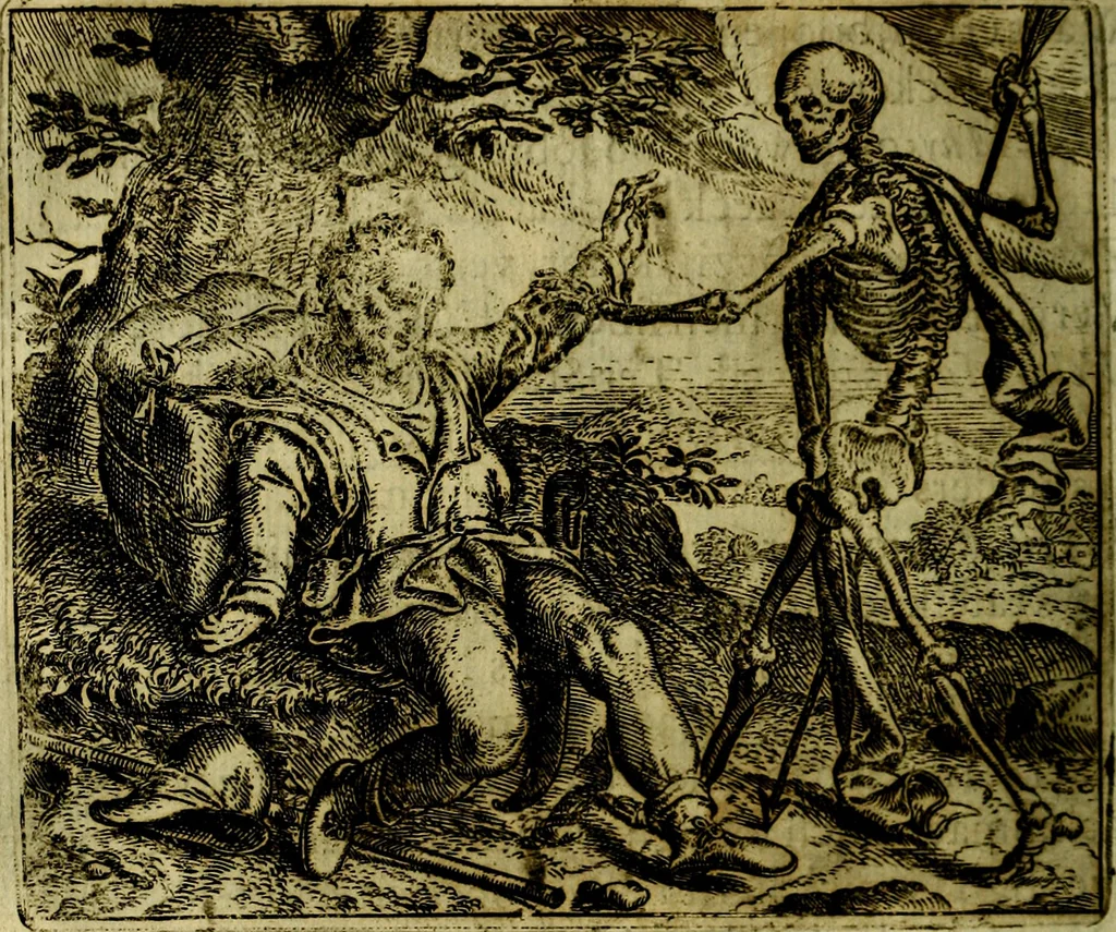 An illustration from Vorstelijcke warande der dieren : waer in de zeden-rijcke philosophie, poëtisch, morael, en historiael, vermakelijck en treffelijck wort voorgestelt : mit exempelen uyt de oude historien, in prose, 1682, leaf 219