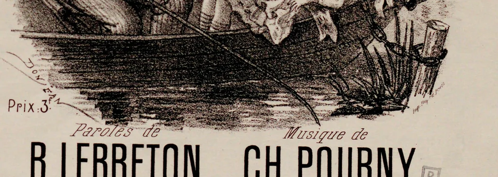 An illustration from Voyage au pays des étoiles : chansonette comique avee [i.e. avec] parlé, 1888, leaf 1