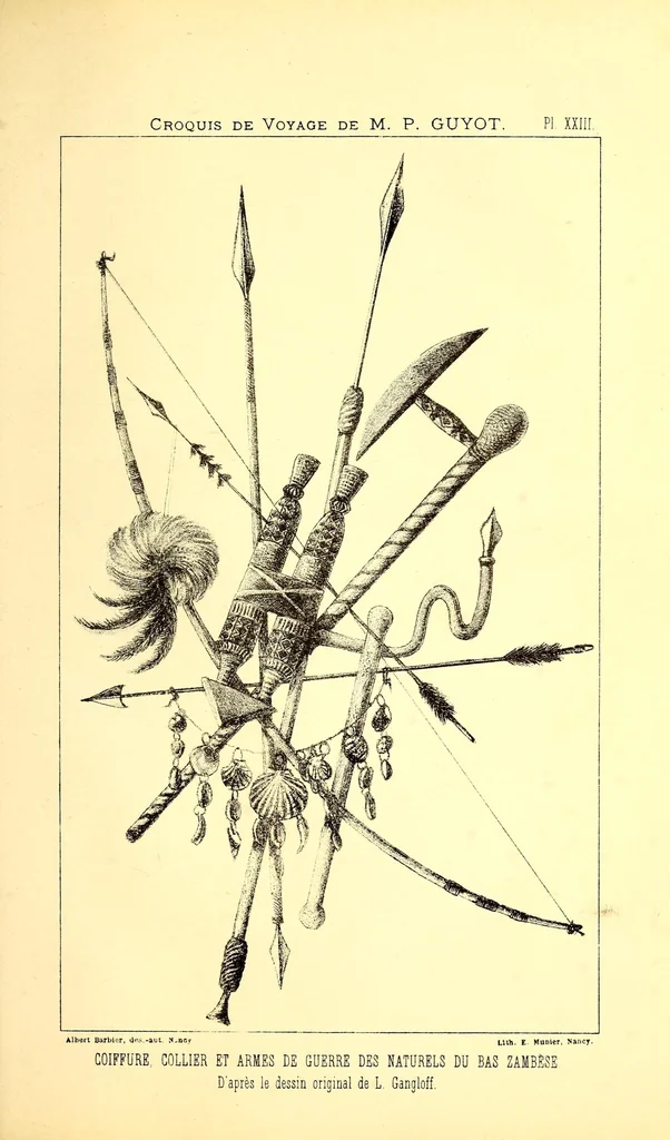 An illustration from Voyage au Zambése, 1895, leaf 227