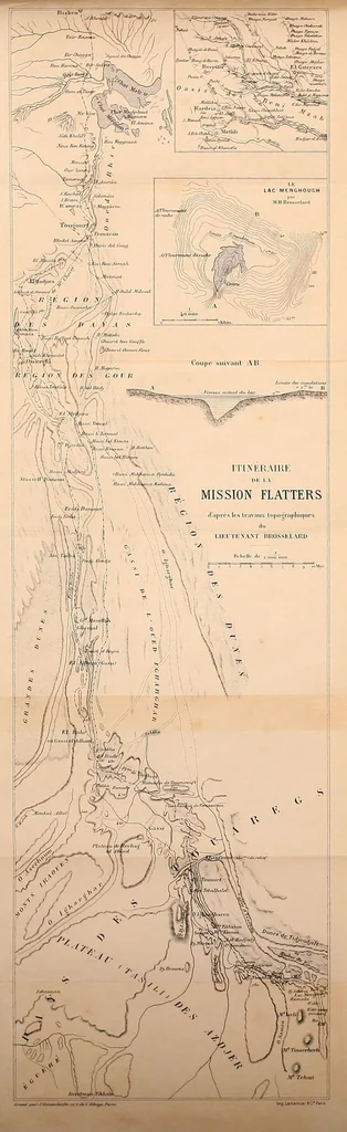 An illustration from Voyage de la mission Flatters au pays des Touareg Azdjers, 1883, leaf 11