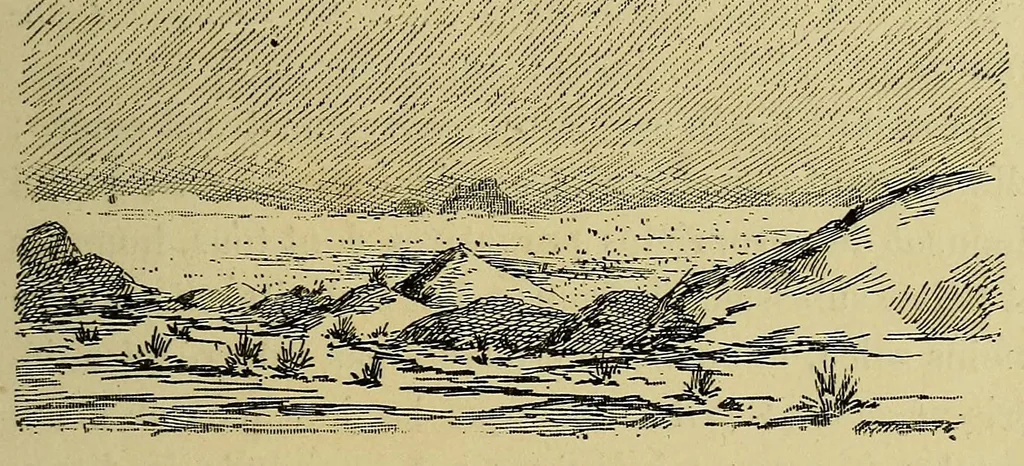 An illustration from Voyage de la mission Flatters au pays des Touareg Azdjers, 1883, leaf 113