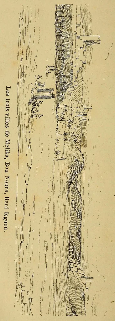 An illustration from Voyage de la mission Flatters au pays des Touareg Azdjers, 1883, leaf 212