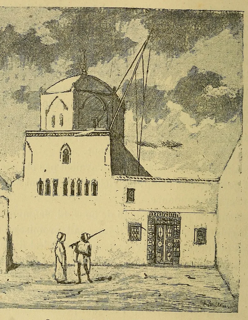 An illustration from Voyage de la mission Flatters au pays des Touareg Azdjers, 1883, leaf 36