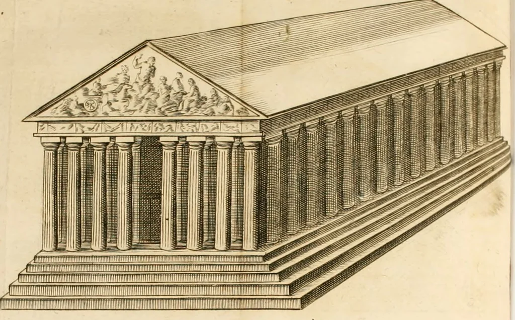 An illustration from Voyage d'Italie, de Dalmatie, de Grece, et du Levant : fait és années 1675 & 1676, 1678, leaf 158