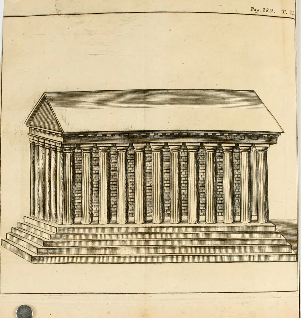 An illustration from Voyage d'Italie, de Dalmatie, de Grece, et du Levant : fait és années 1675 & 1676, 1678, leaf 208
