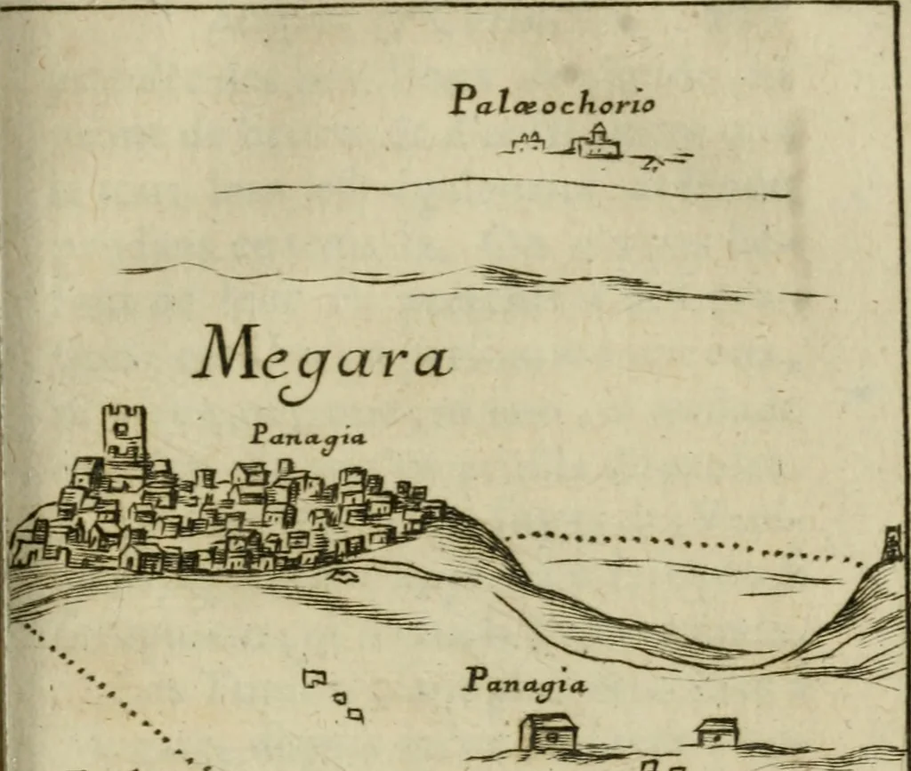 An illustration from Voyage d'Italie, de Dalmatie, de Grece, et du Levant : fait és années 1675 & 1676, 1678, leaf 314