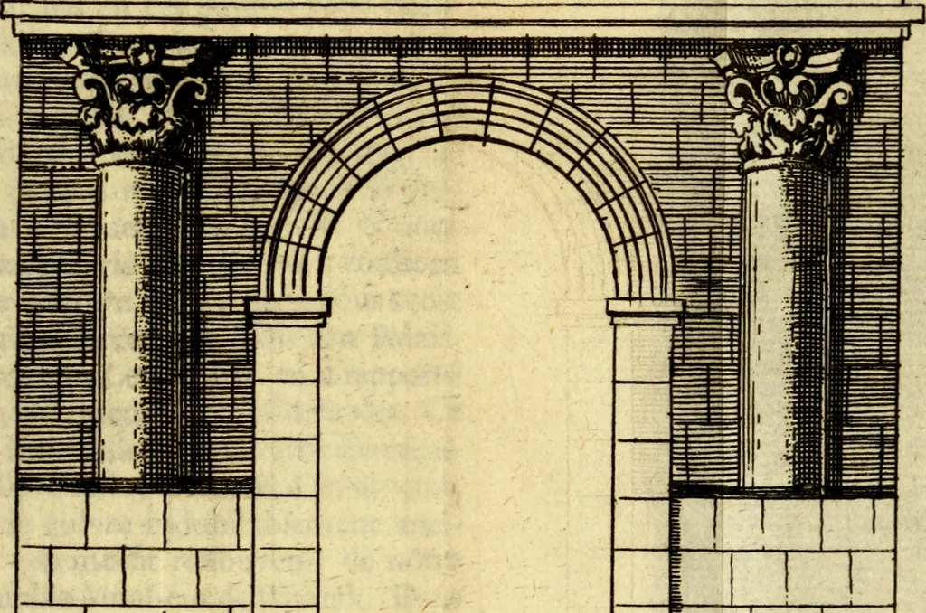 An illustration from Voyage d'Italie, de Dalmatie, de Grece, et du Levant : fait aux années 1675. & 1676., 1679, leaf 100