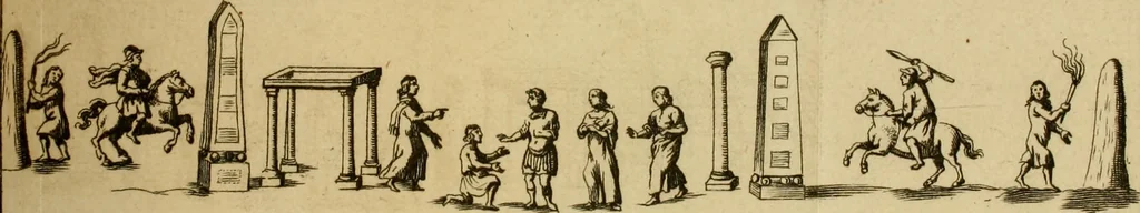 An illustration from Voyage d'Italie, de Dalmatie, de Grece, et du Levant : fait aux années 1675. & 1676., 1679, leaf 220