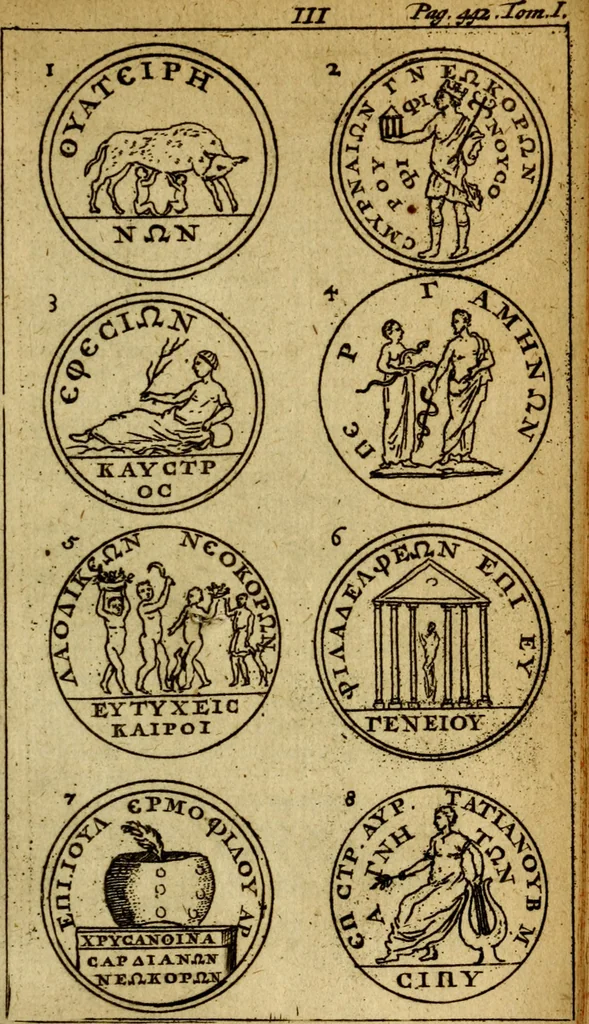 An illustration from Voyage d'Italie, de Dalmatie, de Grece, et du Levant : fait aux années 1675. & 1676., 1679, leaf 496