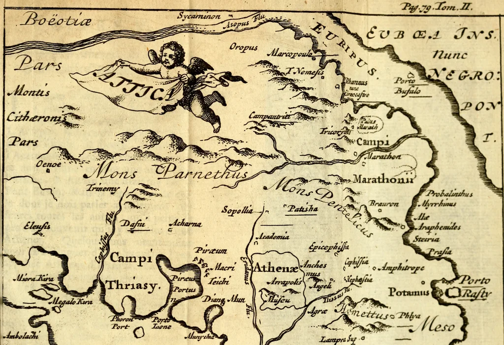 An illustration from Voyage d'Italie, de Dalmatie, de Grece, et du Levant : fait aux années 1675. & 1676., 1679, leaf 86