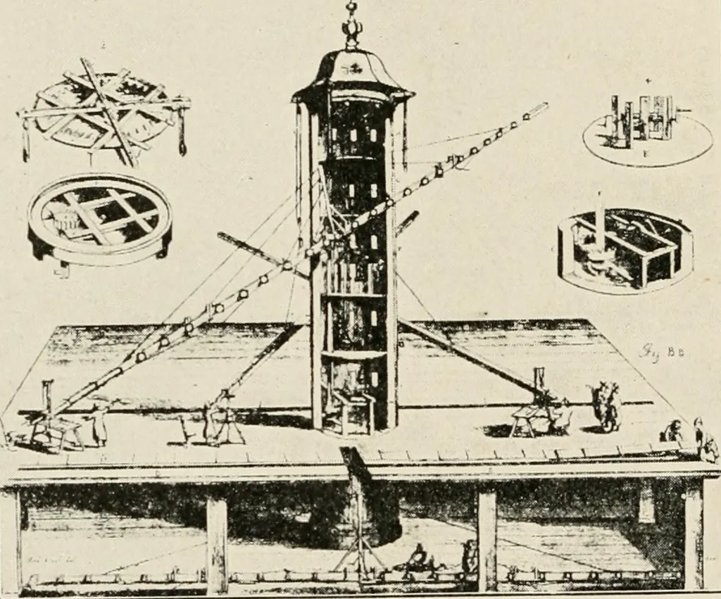 An illustration from A voyage in space; a course of six lectures "adapted to a juvenile auditory" delivered at the Royal Institution at Xmas 1913, 1915, leaf 113