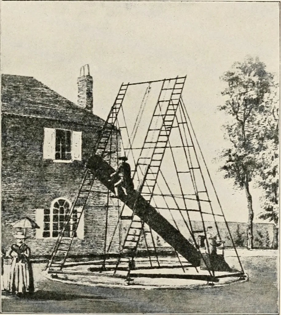 An illustration from A voyage in space; a course of six lectures "adapted to a juvenile auditory" delivered at the Royal Institution at Xmas 1913, 1915, leaf 114