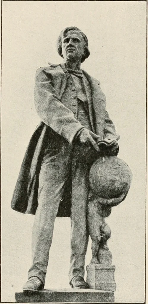 An illustration from A voyage in space; a course of six lectures "adapted to a juvenile auditory" delivered at the Royal Institution at Xmas 1913, 1915, leaf 184