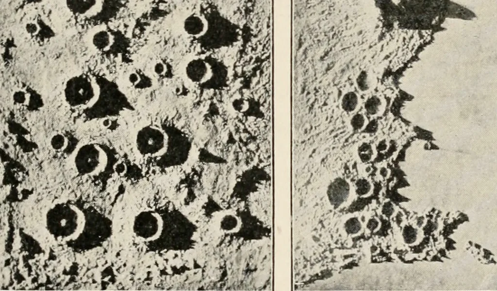 An illustration from A voyage in space; a course of six lectures "adapted to a juvenile auditory" delivered at the Royal Institution at Xmas 1913, 1915, leaf 206