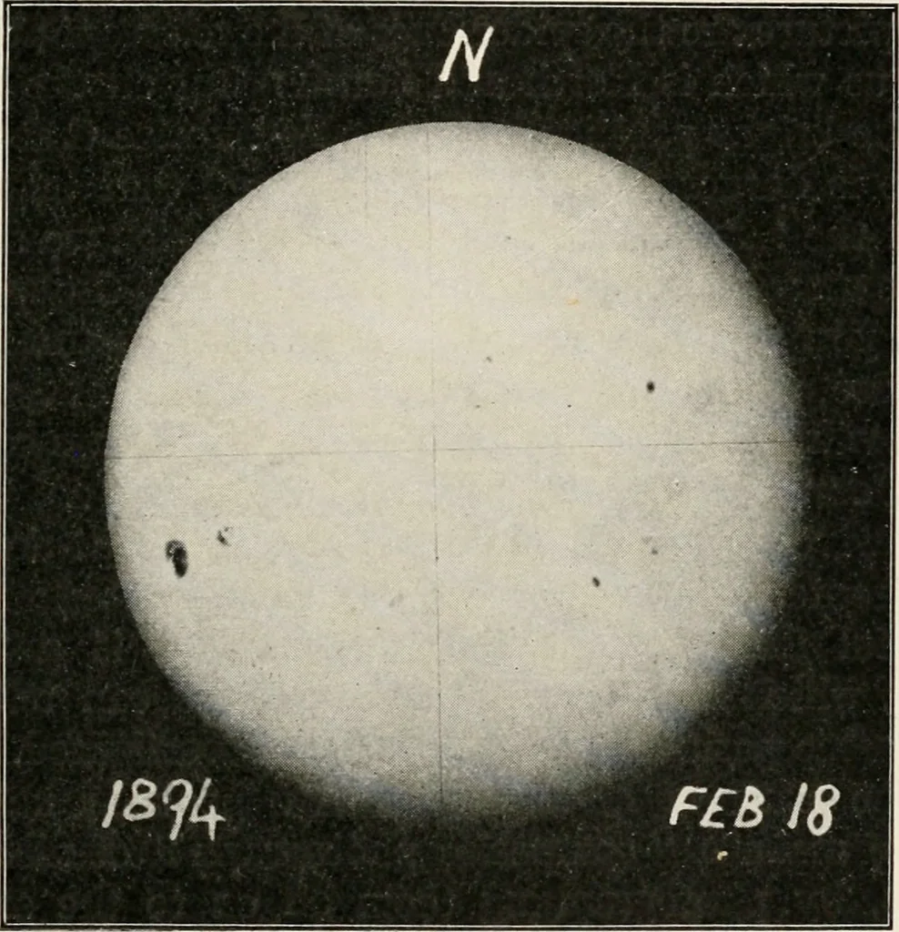 An illustration from A voyage in space; a course of six lectures "adapted to a juvenile auditory" delivered at the Royal Institution at Xmas 1913, 1915, leaf 216